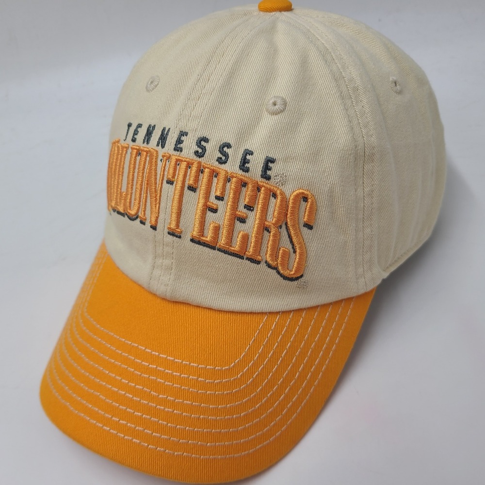 Tennessee Volunteers Hat Strapback Captivating Beige Orange NCAA University Men